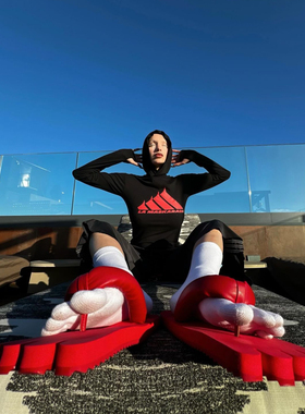 Avavav x YUME YUME Finger flop联名限定意大利皮质木屐凉鞋