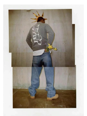 CDG SHIRT x A$AP Nast Cardigan DSM联名限定款针织衫