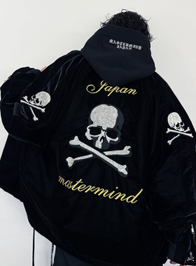 mastermind JAPAN VELOUR SOUVENIR BLOUSON 25FW秋冬天鹅绒夹克