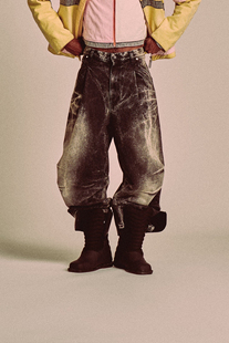 PDF FAT ANGELO PANTS水洗做旧牛仔裤