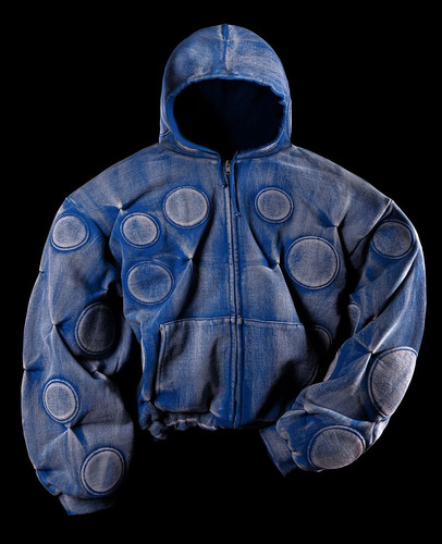 Badson Oyxgen2 padded zip hoodie 拉链水洗做旧帽衫