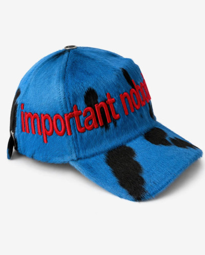 Nyrva Important Nyrva Cowhide Black/Blue Cap牛皮帽
