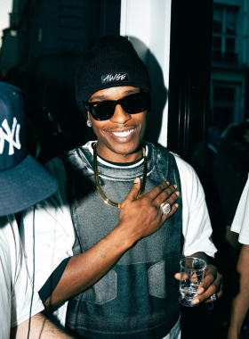 AWGE WHITE COTTON ARMY T-SHIRT A$AP Rocky同款T恤