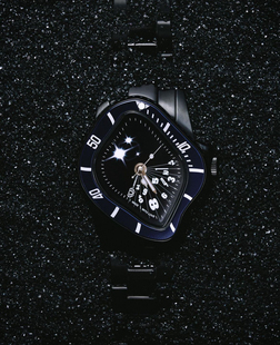 LAARVEE BLACK BEZEL 限量款 星空扭曲腕表