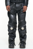 TROUSERS意大利制脏蜡摩托皮裤 MOTO SPIDI MÉLANGE