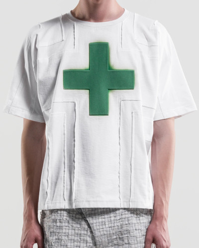 代购  BADSON PHARMACY GREEN ‘HEALER’ TEE SHIRT T恤