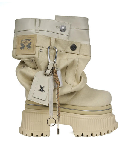 YELLO CRAFTMAN PLATFORM SHORT BOOTS靴子