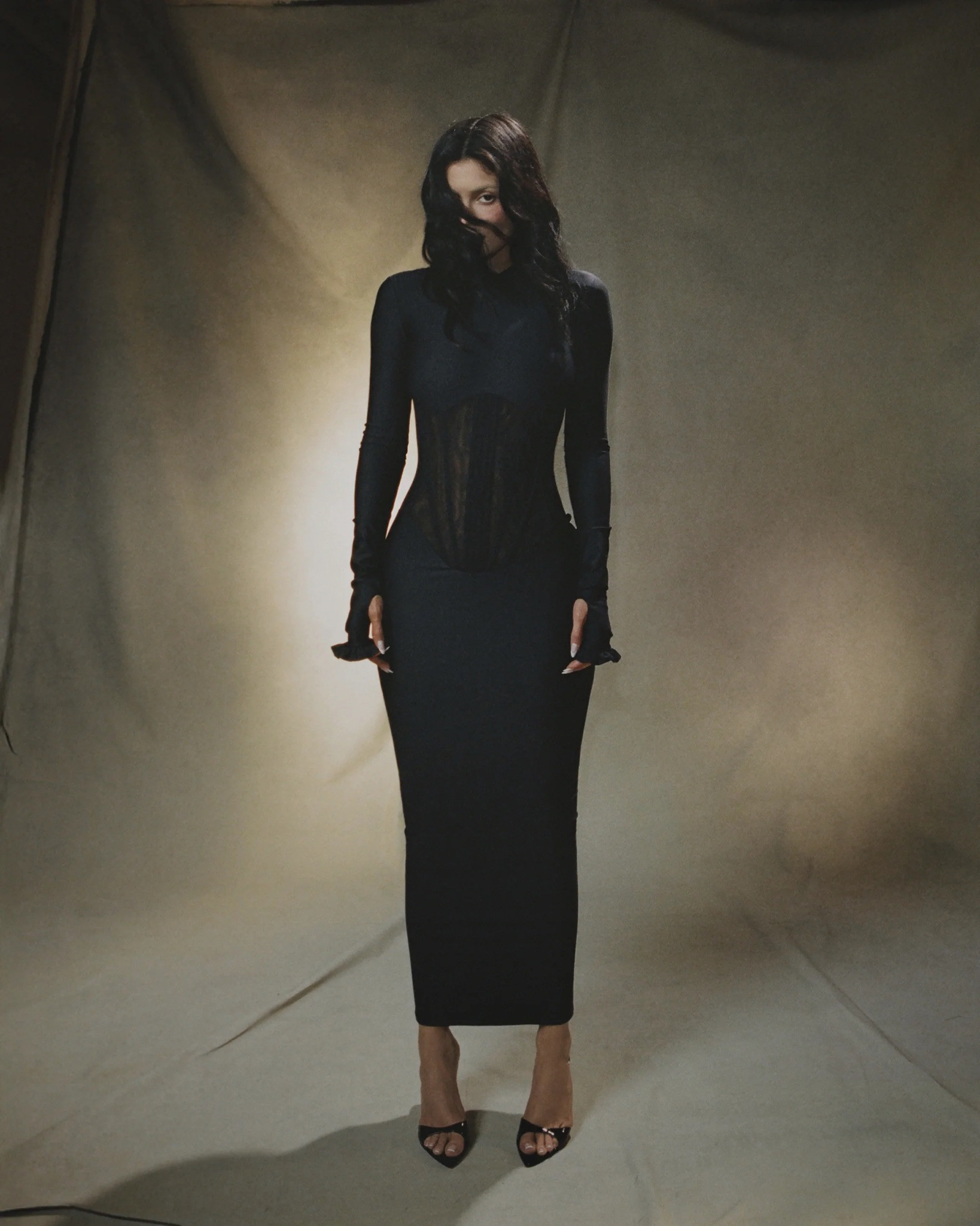 Khy x Dilara Long Sleeve Corset Dress联名长袖紧身连衣裙图片