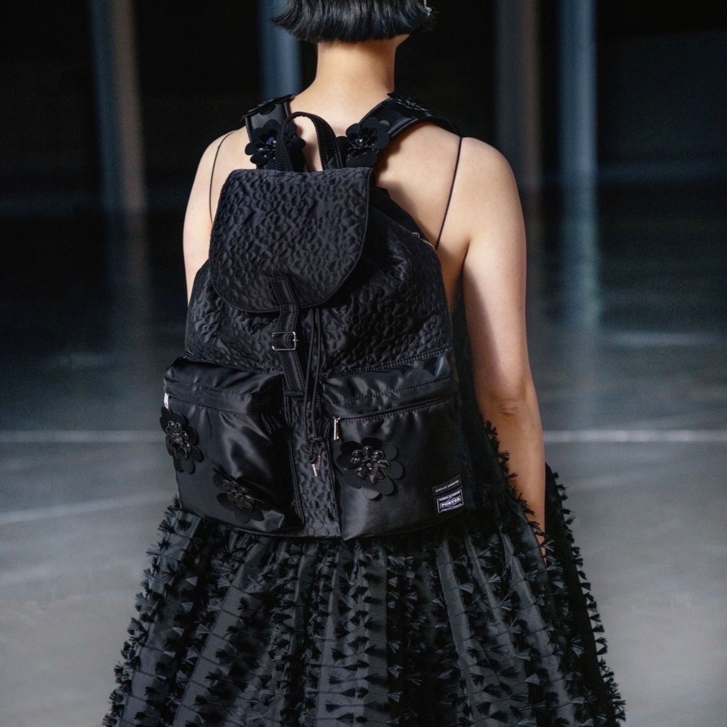 CECILIE BAHNSEN x PORTER BACKPACK联名限定花卉背包