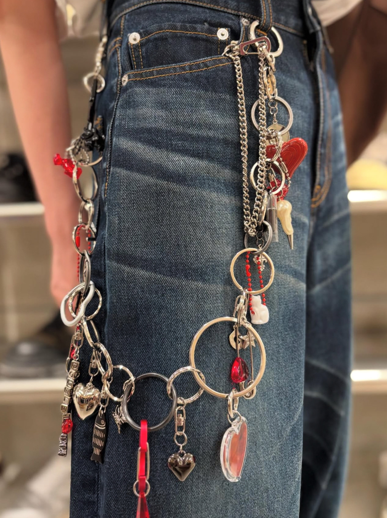 doublet 25AW KEY CHAIN WITH DOG DOLL裤链图片
