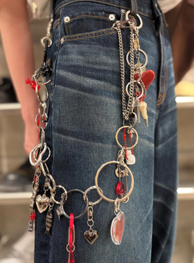 doublet 25AW KEY CHAIN WITH DOG DOLL裤链