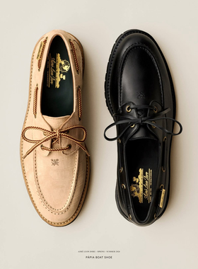 Aimé Leon Dore papia boat shoe低帮男皮鞋