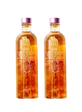 【百补】Fresh馥蕾诗大马士革玫瑰润泽密集保湿水250ml*2清爽补水