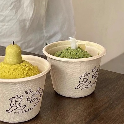 网红冰激凌球纸杯迷你雪糕甜品杯