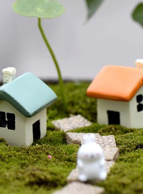 微景观盆栽摄影生态瓶建筑小摆件