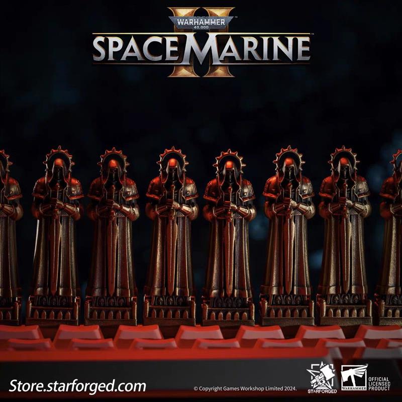 Starforged星辰铸造 审判者雕像机械键盘帽战锤40K周边星际战士2