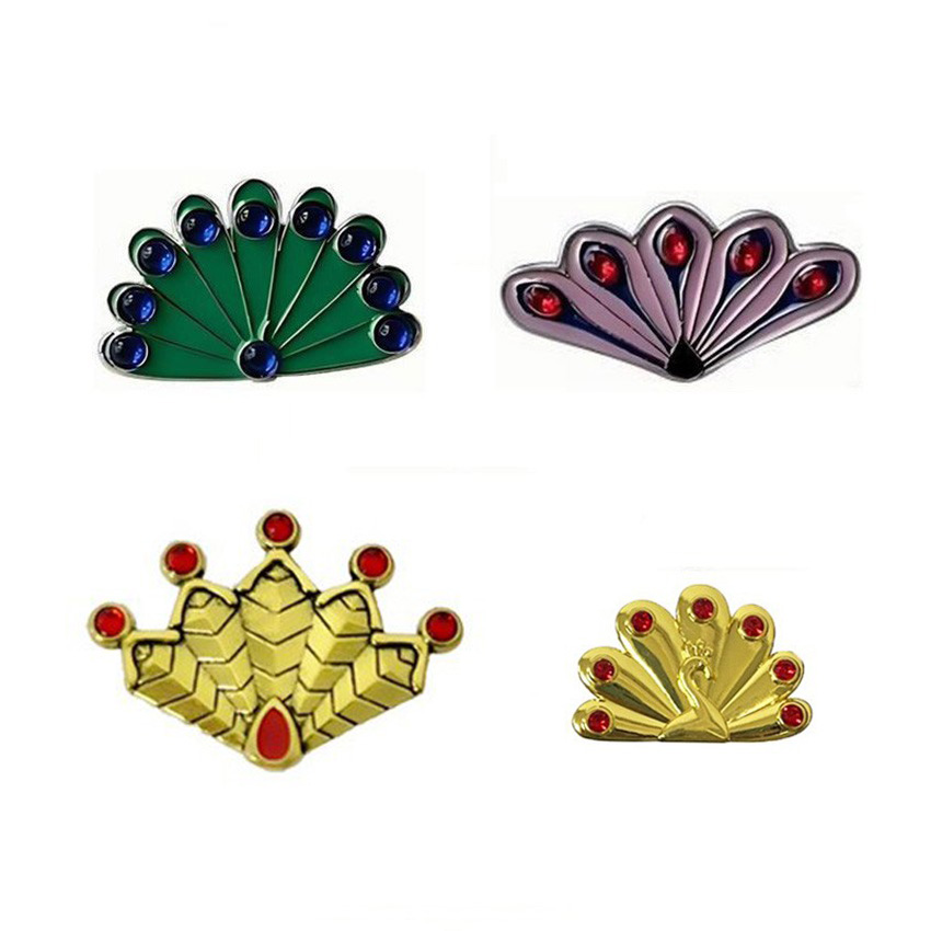 孔雀胸针瓢虫衍生周边孔雀印象徽章别针朋友闺蜜二次元礼物