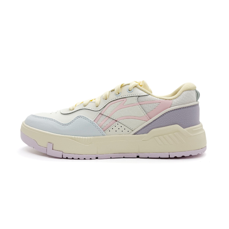 李宁COMMON 80S板鞋女鞋新款反光舒适软弹经典休闲运动鞋AGCV208