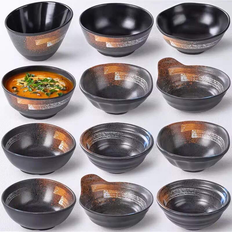 塑料创意白米饭碗商用防摔