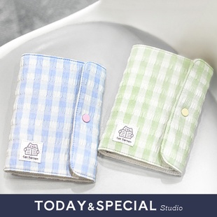 【T&S Studio】NOTE FOR 活页布面手帐套装格子简约手账本A6per