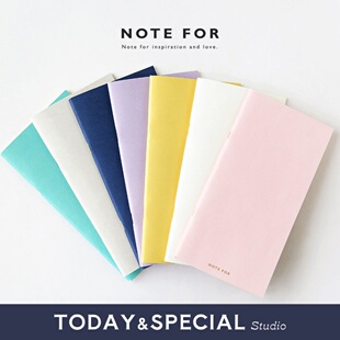 NOTE TN内芯随行手账本简约ins风方格空白手帐记事本子替芯 FOR