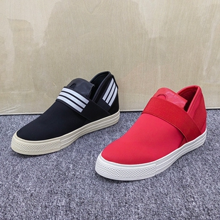 3435码 男女休闲平底鞋 魔术贴轻便百搭单鞋 瑕疵极简风一脚蹬懒人鞋