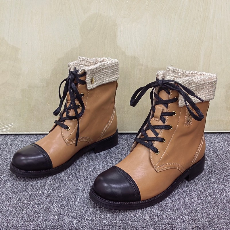 35码瑕疵清仓处理女士马丁靴秋冬百搭系带中筒短靴时尚圆头时装靴,女鞋,马丁靴,淘宝优惠券,粉丝福利购,淘宝优惠卷