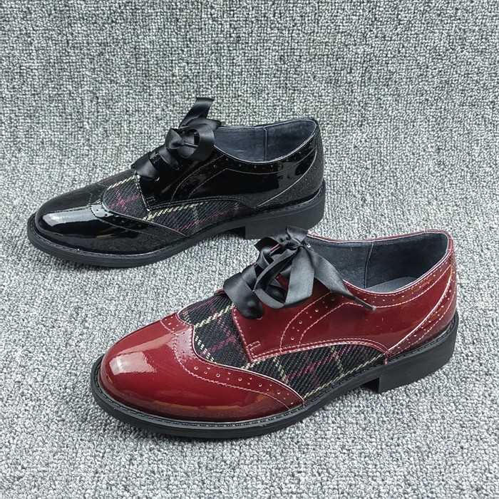 撤柜断码清仓处理英伦风系带单鞋女真皮低跟舒适百搭深口女单鞋潮,女鞋,浅口单鞋,淘宝优惠券,粉丝福利购,淘宝优惠卷