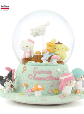 K11 ArtStore潮玩jarll摆件可爱水晶球卡通郊游野餐送礼节日