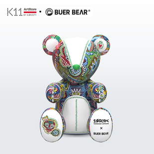 K11 联名限量款 二代1000%潮流玩偶礼物 BuerBear布尔熊坦尼斯