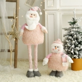 Кукла Санта-Клауса, снеговик, телескопическое украшение, большая кукла, рождественское украшение, торговый центр, окно отеля, макет сцены