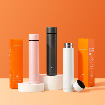 阿里库/摇摇冷暖杯 200ml不锈钢水杯