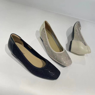 欧洲站欧货新2026春款百搭舒适女鞋镂空水钻单鞋内增高女鞋单鞋