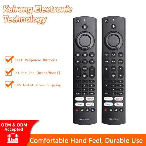 适用于JVC液晶LED电视语音遥控器Voice ALEXA Fire TV LT-43CF700