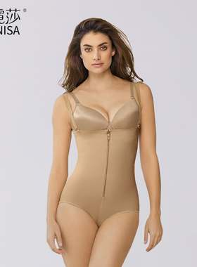 Leonisa产后收腹塑身衣女束腰塑形束身提臀收腹束腰连体衣