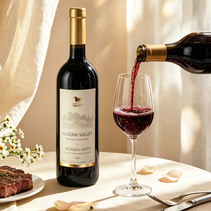 格鲁吉亚原瓶进口红酒阿拉赞河谷