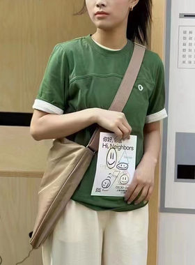 短袖干爽短袖修身圆领纯棉素然