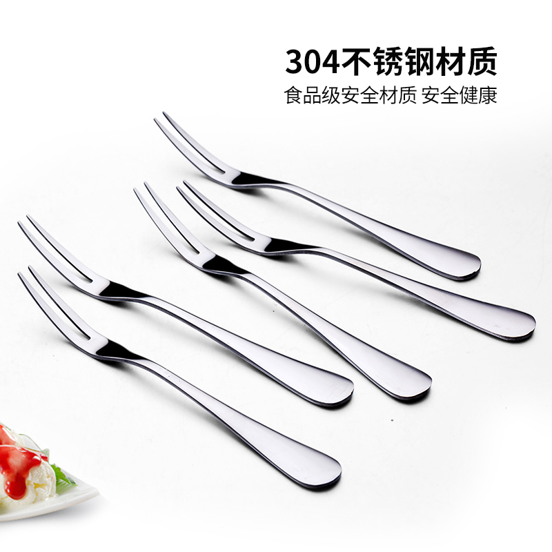 不锈钢创意单只水果叉