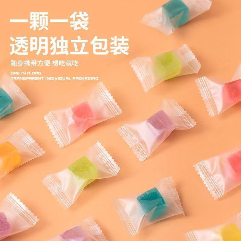 网红琥珀糖INS高颜值零食抖音主播用糖果解压糖独立包装宝石糖