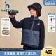 hazzys哈吉斯童装 男童外套秋新中大童舒适摇粒绒上衣