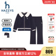 舒适两件套 26春新中大童海军领莱卡长袖 hazzys哈吉斯童装 女童套装