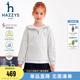 hazzys哈吉斯童装 女童卫衣2025秋新中大童索罗娜舒适连帽上衣