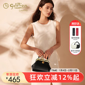 金利来正品 真皮单肩小包手拎包挂饰手提斜挎包包 个性 新款 女包时尚