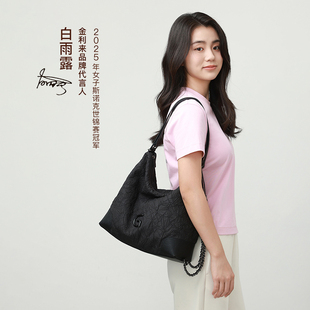 金利来时尚新款女包专柜同款百搭单肩腋下包大容量通勤百搭双肩包