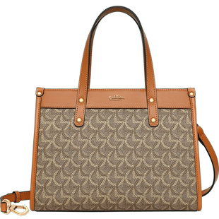 金利来女包2026新款时尚手提包女轻奢复古印花女士包包单肩斜挎包