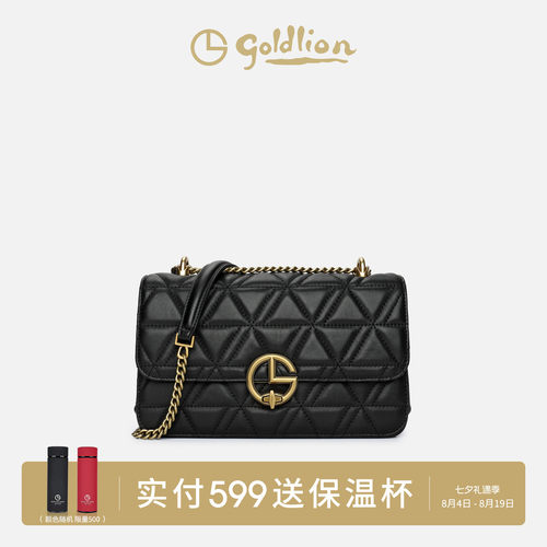 金利来单肩包时尚百搭小方包