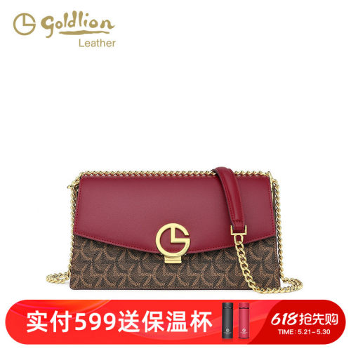 复古单肩斜挎链条女包