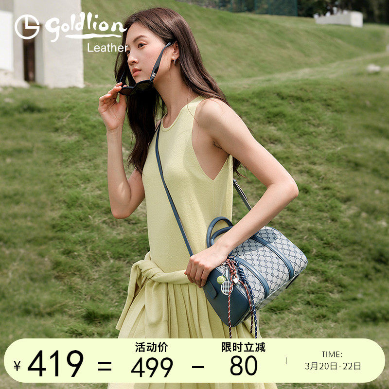 金利来包包女款通勤大容量手提波士顿包2025新款秋冬单肩斜挎包潮