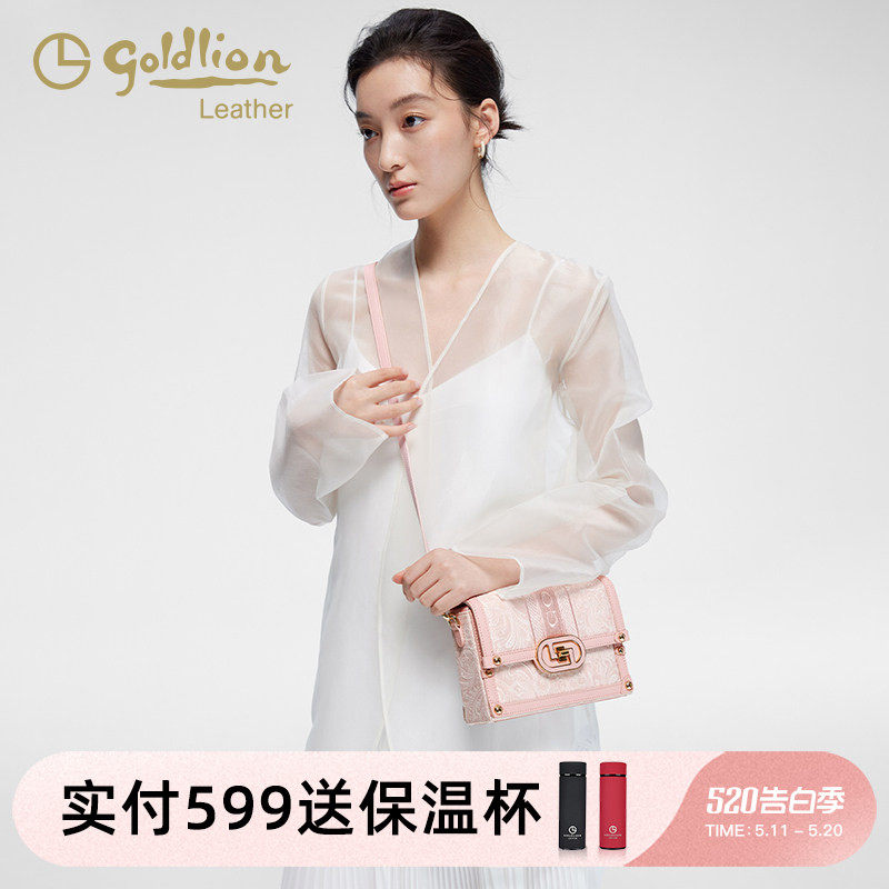 金利来轻奢刺绣女包2026新款时尚百搭洋气单肩包潮流斜挎通勤小包