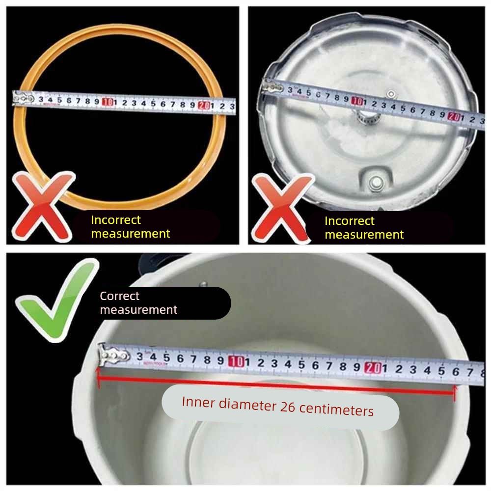 适用双喜不锈钢高压锅矽橡胶密封胶圈AS18/20/22/25/26cm包邮